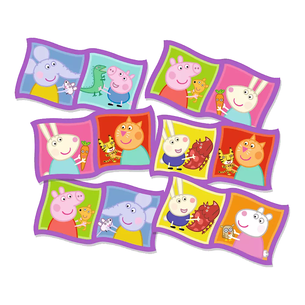Świnka Peppa. Domino - Gry