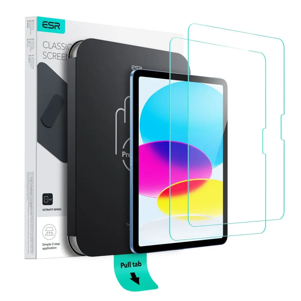 Szkło Hartowane ESR Ultrafit Tempered Glass 2-Pack iPad 10.9” 10 / 2022 / 11” 11 / 2025-2025 Clear - Elektronika i akcesoria