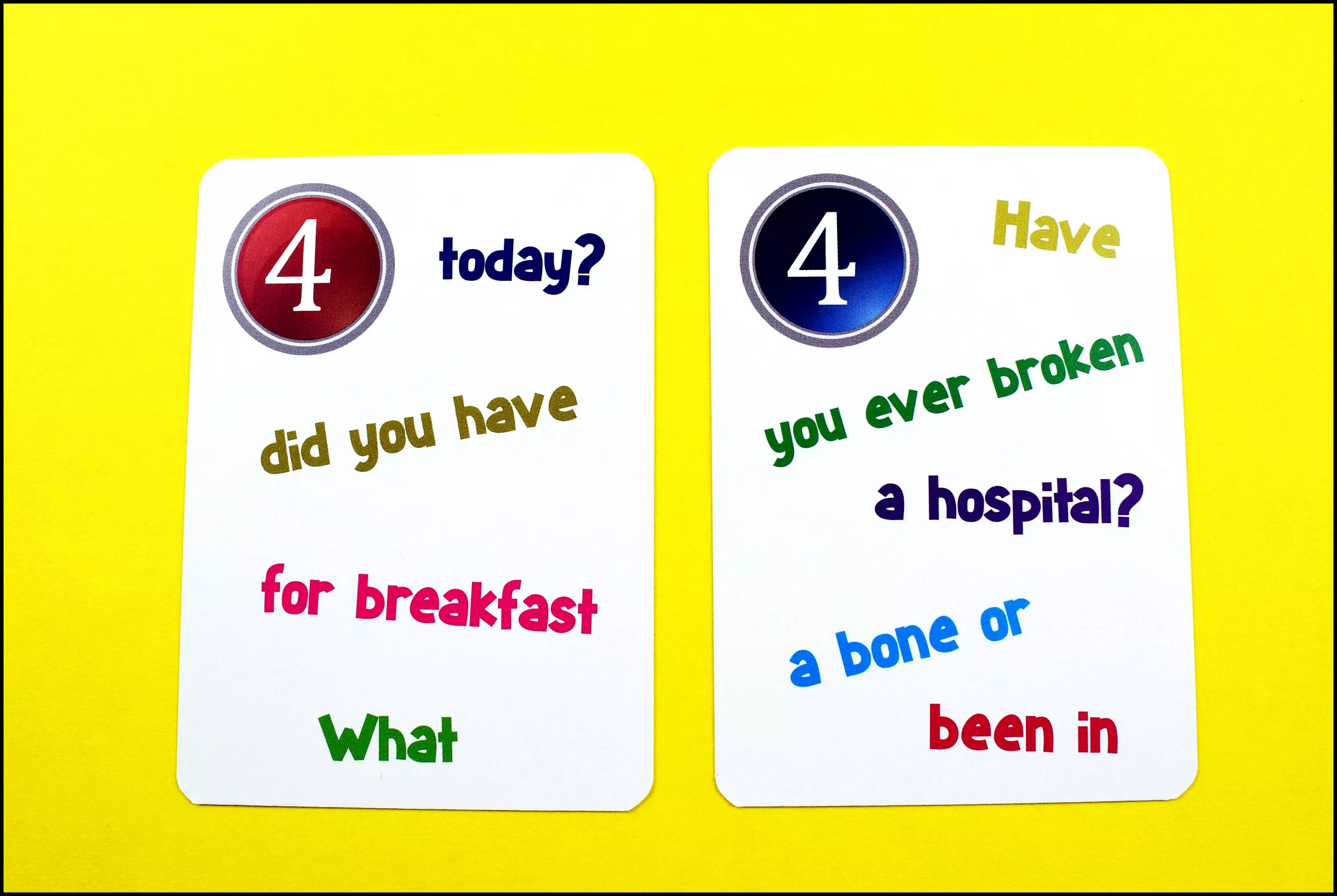 Fun Card English. My 50 Questions Part 3 - Gry