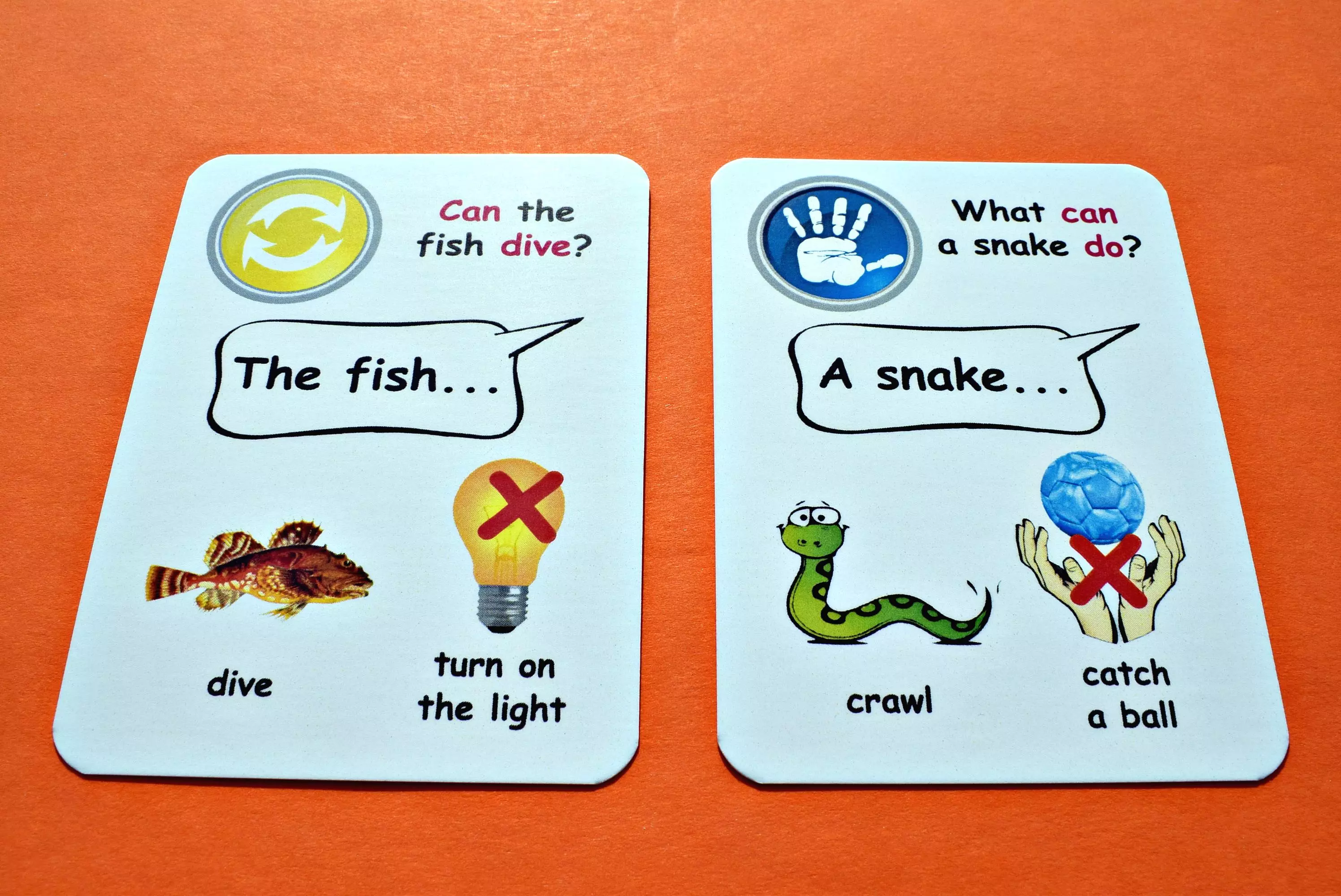 Fun Card English. Can / Can't - Gry