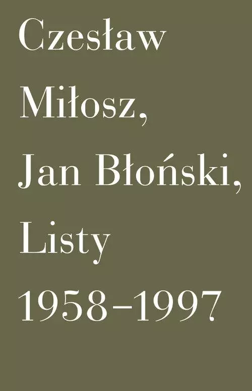 Listy 1958-1997 - Książki