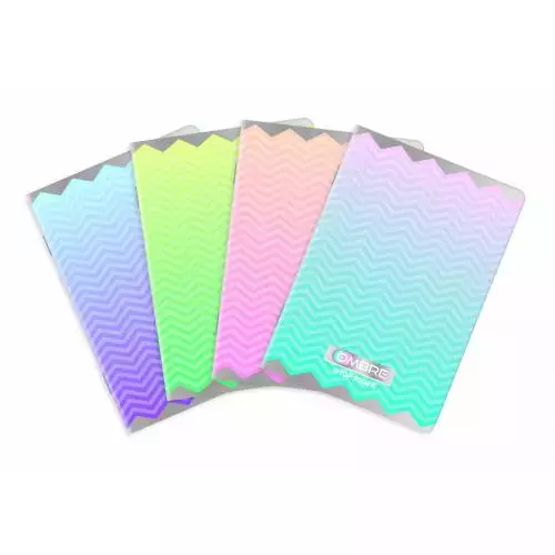 Zeszyt A4 60 kartek w kratkę, Ombre Powder, mix wzorów - Papiernicze i szkolne