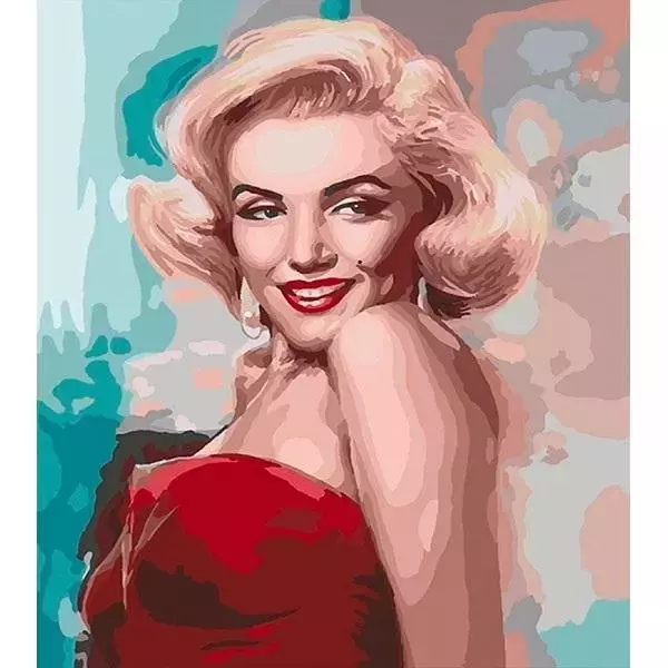 Mozaika diamentowa 5D - Marylin Monroe 40x30cm - Papiernicze i szkolne