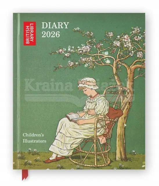 British Library: Children's Illustrators 2026 Desk Diary Planner - Week to View, Illustrated throughout - Książki