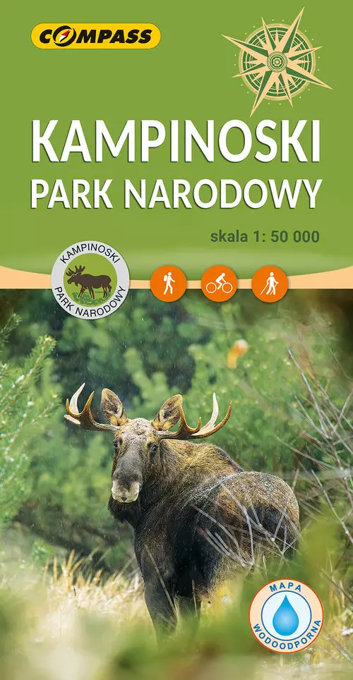 Kampinoski Park Narodowy mapa laminowana - Książki