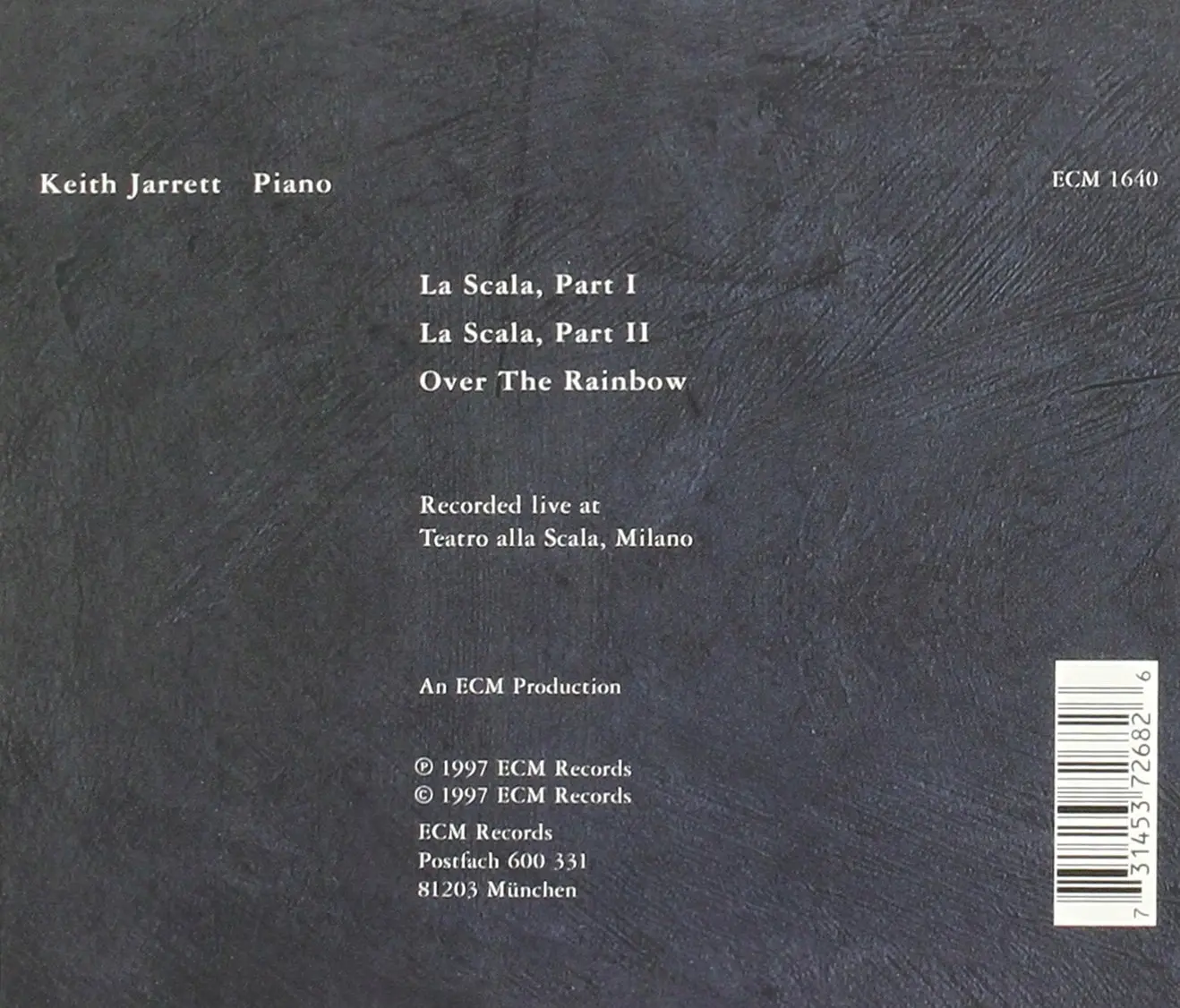 La Scala, CD - Muzyka