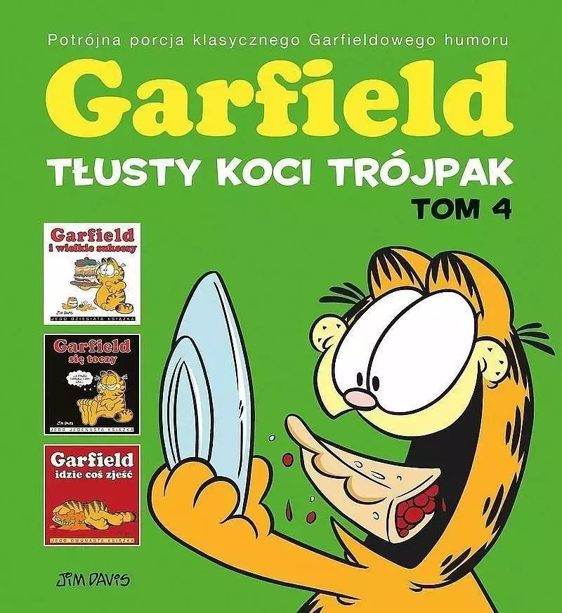Garfield. Tom 4. Tłusty koci trójpak - Książki