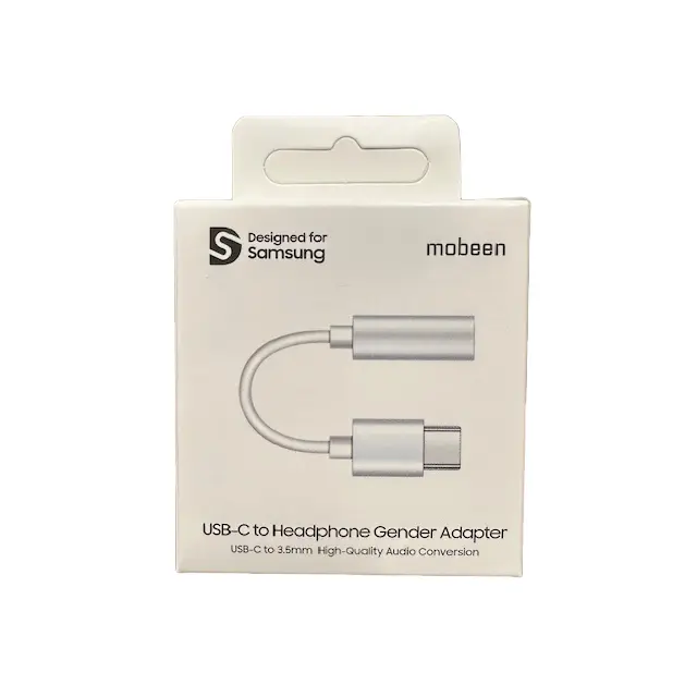 Adapter Samsung GP-TGU023AE DAC USB-C do mini jack 3.5mm - biały - Elektronika i akcesoria