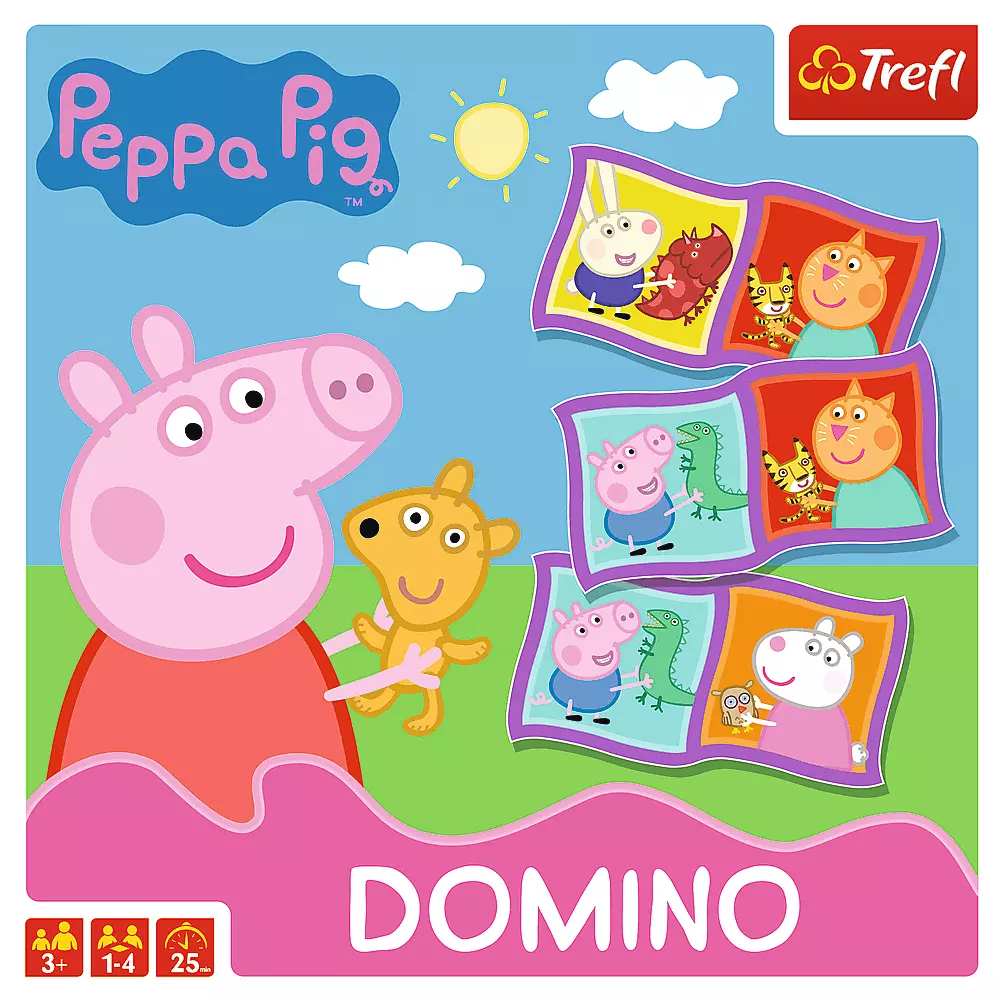 Świnka Peppa. Domino - Gry