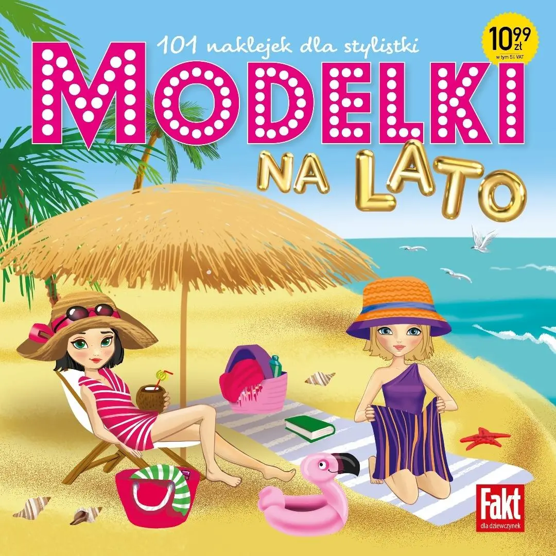 Modelki Na lato. 121 naklejek dla stylistki - Książki