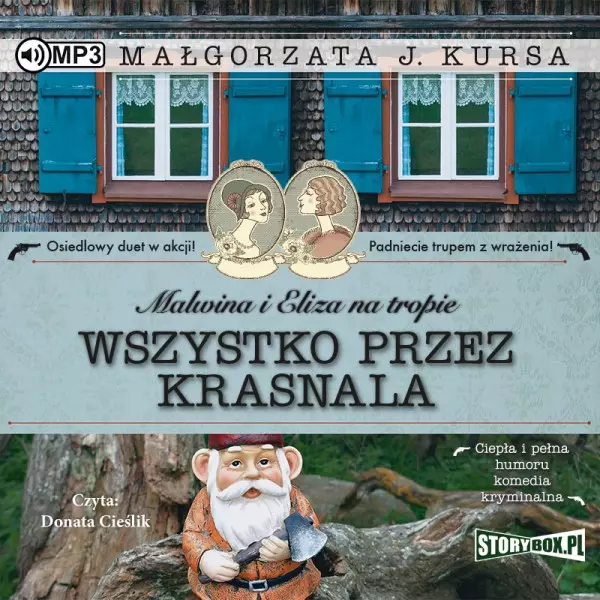 Malwina i Eliza na tropie. Tom 2. Wszystko przez krasnala. Audiobook - Audiobooki
