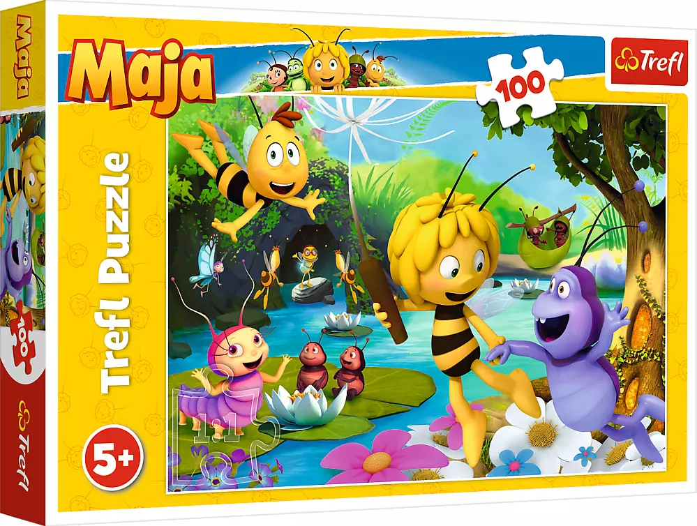Puzzle 100 elementów. Pszczółka Maja i przyjaciele - Puzzle