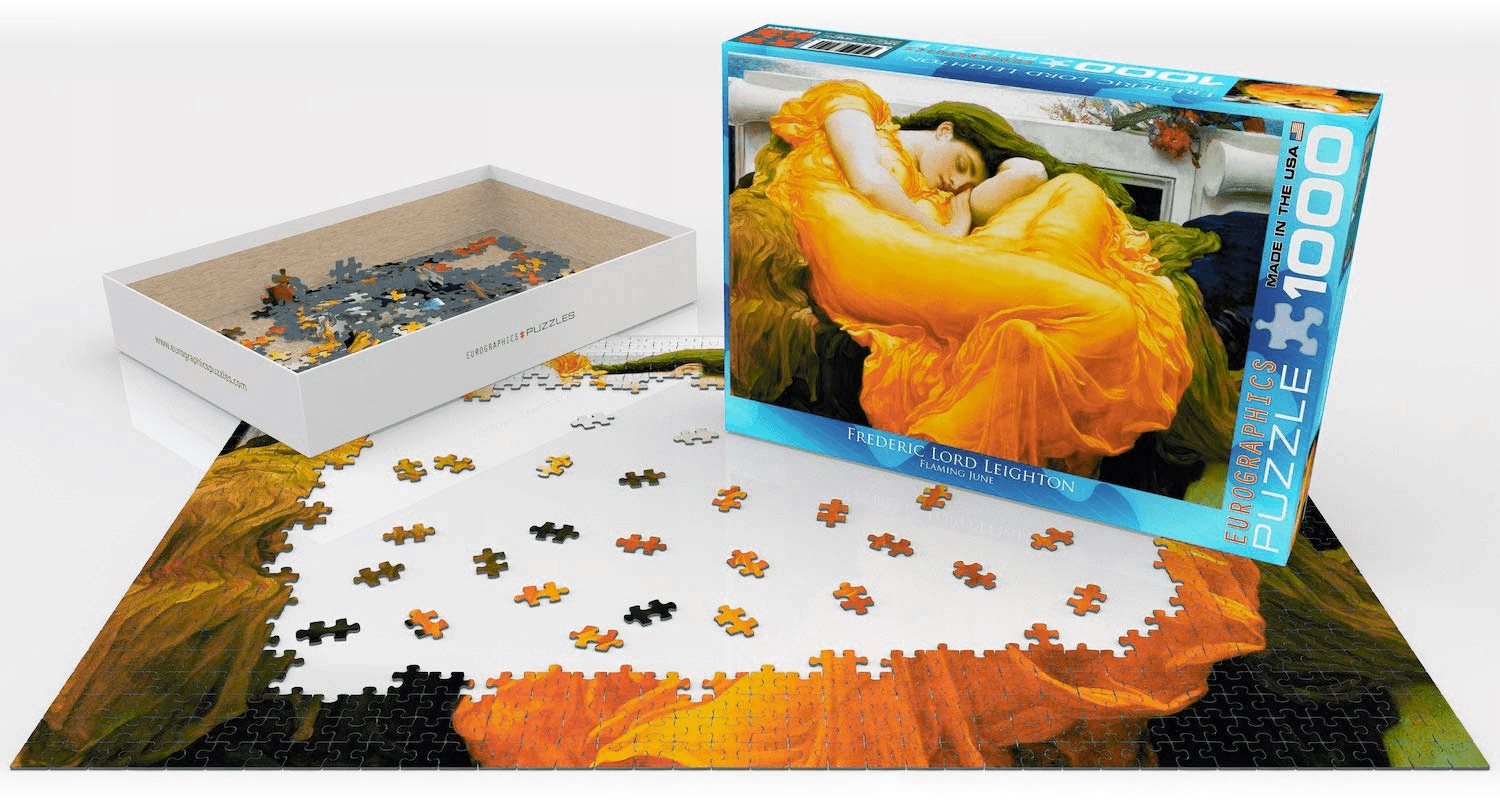 Puzzle 1000 elementów. Śpiąca June, Leighton Lord Frederic - Puzzle