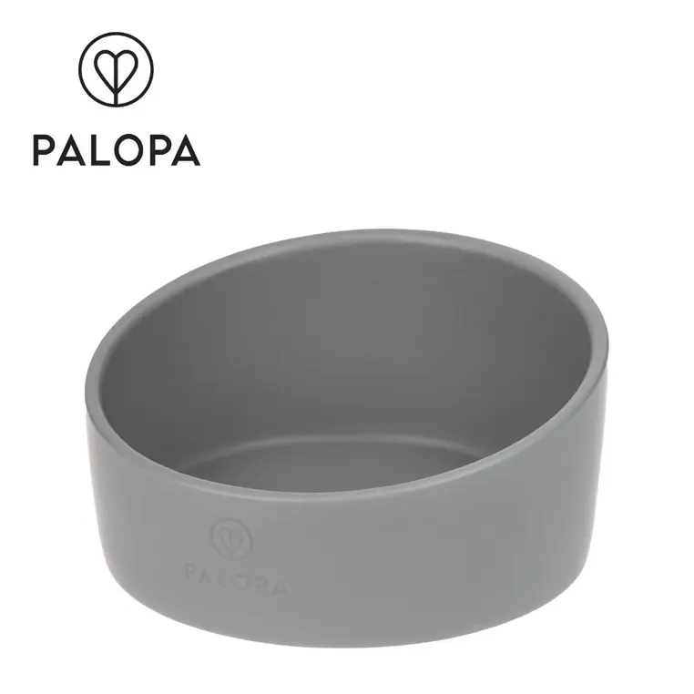 PALOPA Miska dla psa porcelanowa Cali grey - Elektronika i akcesoria