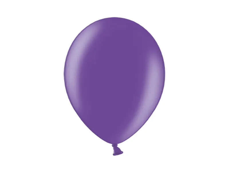 Balony 27cm, Metallic Purple (1 op. / 100 szt.) - Impreza