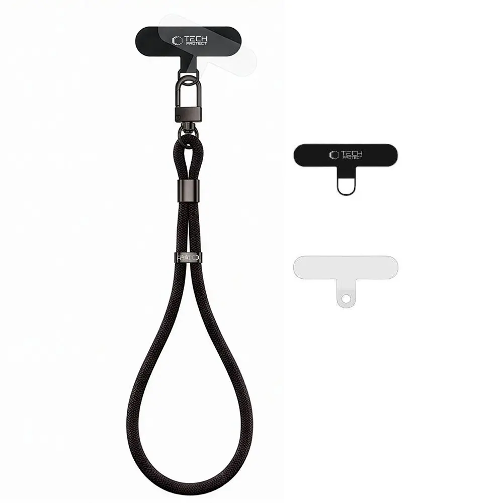 Tech-Protect C11S Rope Wrist Strap Obsidian Black - Elektronika i akcesoria