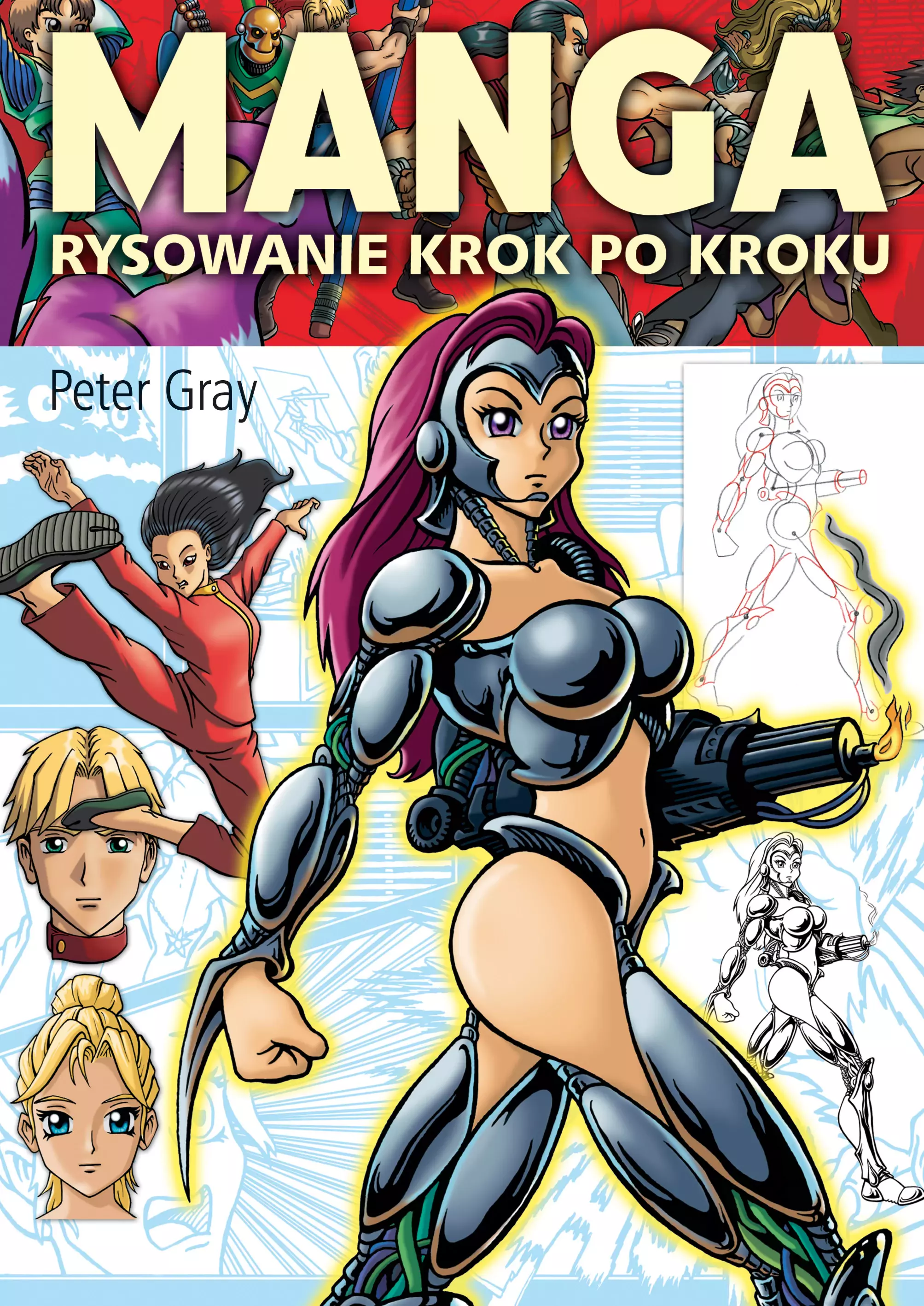 Manga. Rysowanie krok po kroku - Książki