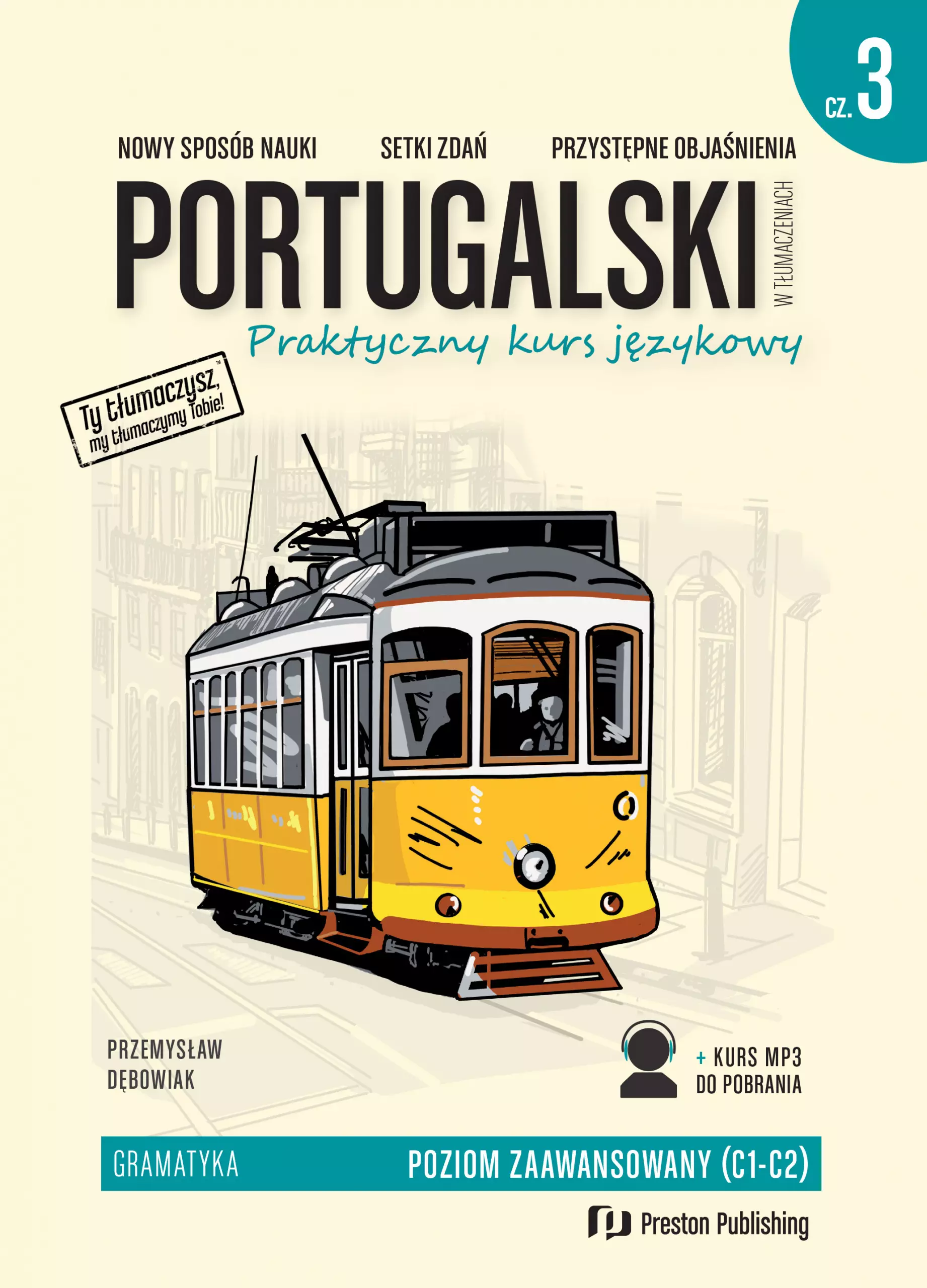 Portugalski w tłumaczeniach. Gramatyka 3 + kod MP3 - Książki