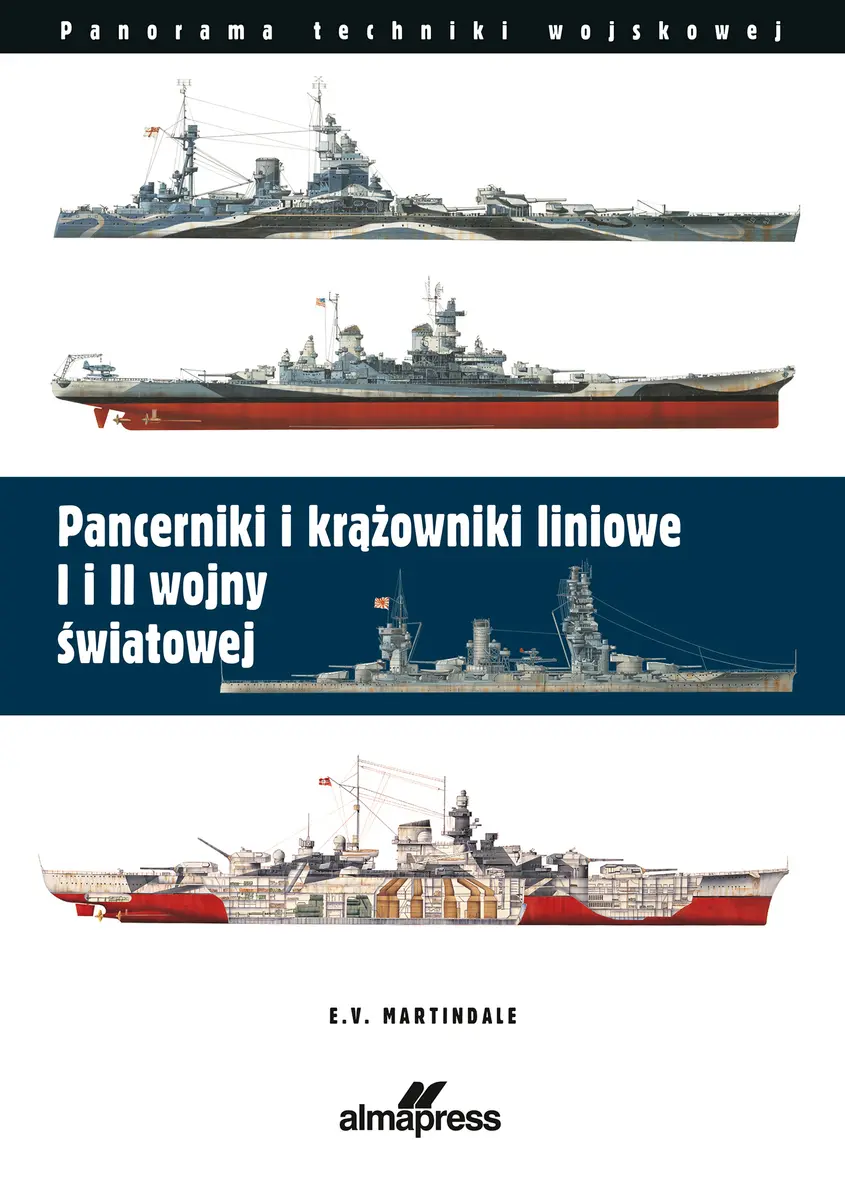 Pancerniki i krążowniki liniowe I i II wojny światowej - Książki