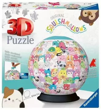 Puzzle 3D 72 elementy. Kula: Squishmallows - Puzzle
