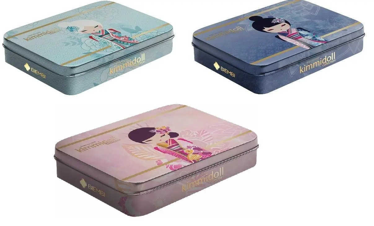 Kimmidoll Puszka metalowa 10x6cm MIX - Papiernicze i szkolne