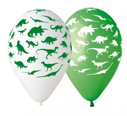 Balony premium Dinozaury 30 cm (5 sztuk) - Papiernicze i szkolne