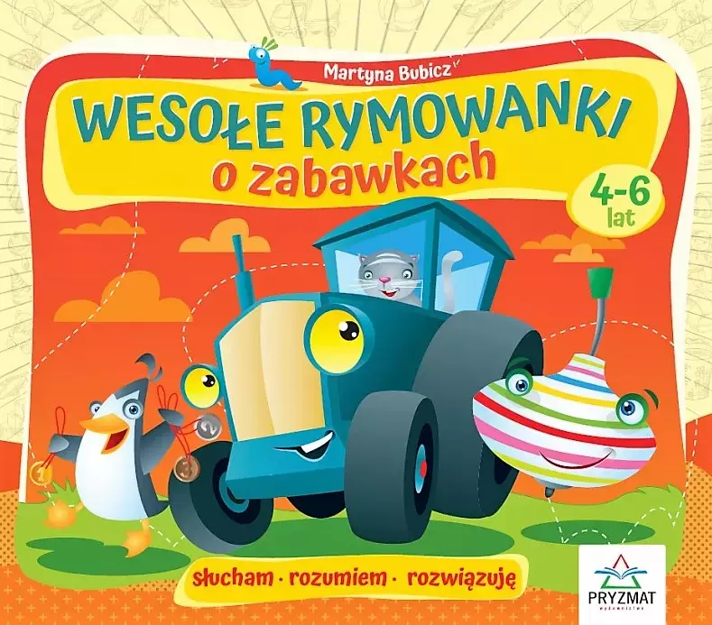 Wesołe rymowanki o zabawkach, 4-6 lat - Książki