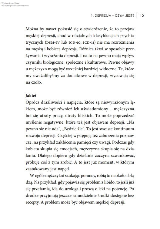 Męska depresja. Jak rozbić pancerz - Książki