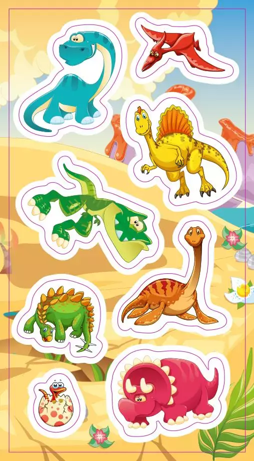 Naklejki. Dinozaury - Papiernicze i szkolne