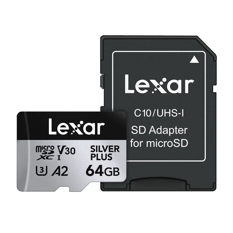 Karta pamięci Lexar High-Performance Silver Plus microSDXC 64GB + adapter - Elektronika i akcesoria