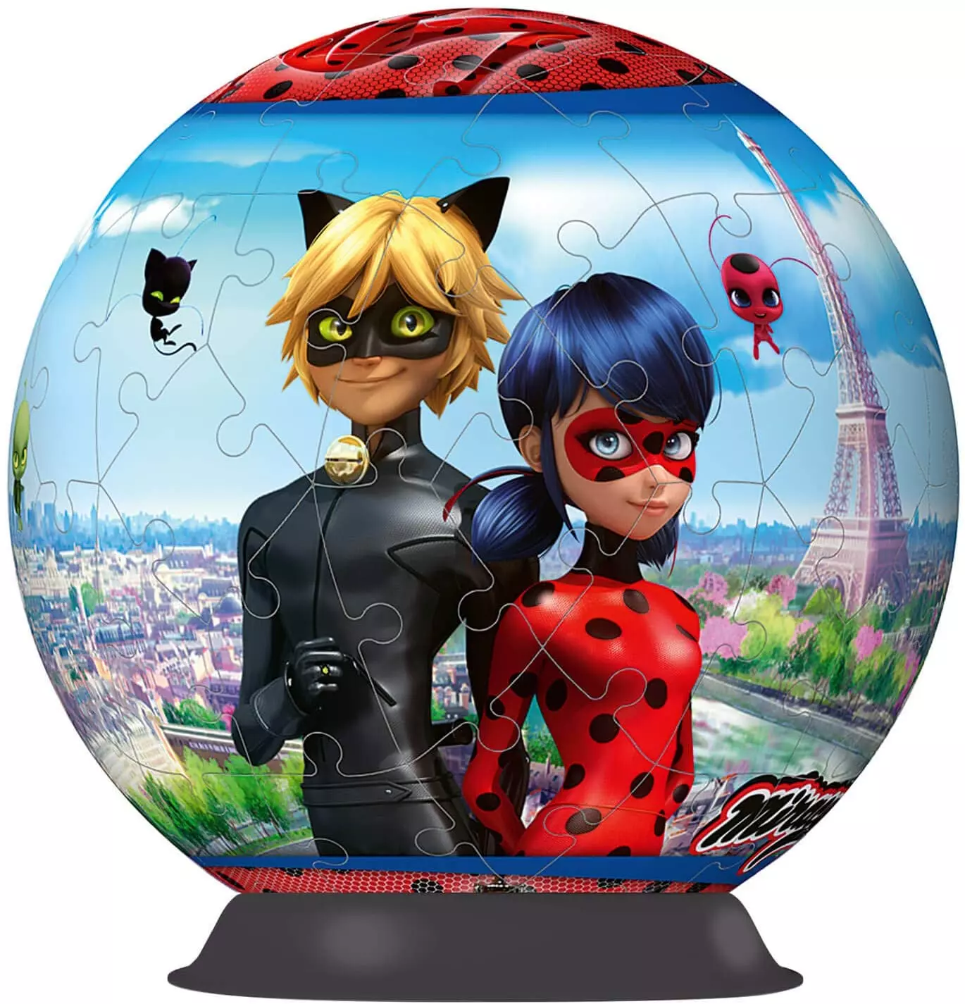 Puzzle 3D 72 elementy. Miraculous - Puzzle