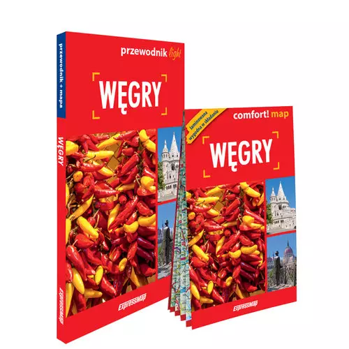 Węgry light przewodnik + mapa - Książki