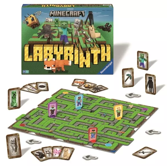 Labyrinth Ravensburger Minecraft. Labirynt - Gry