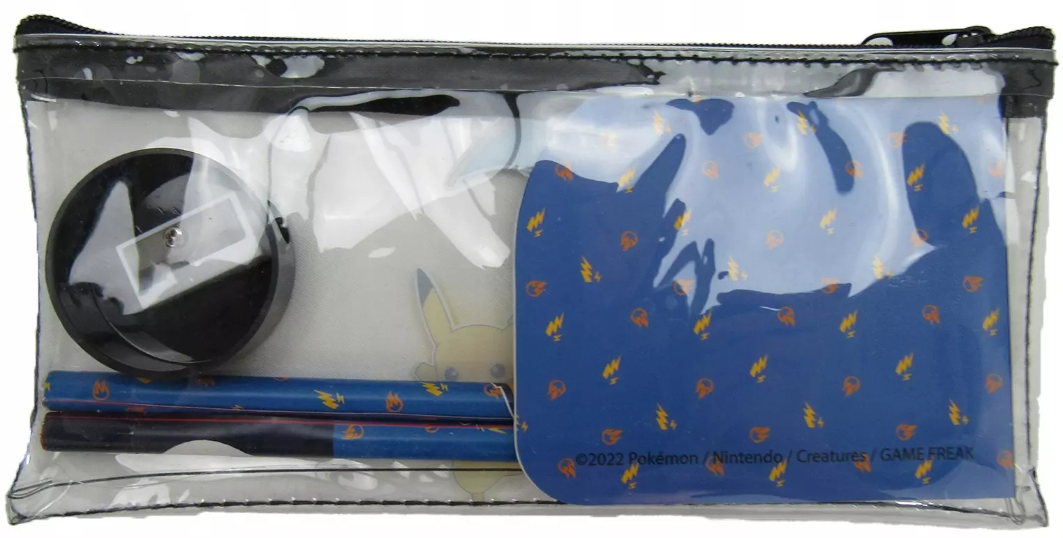 Piórnik Saszetka Pokemon z Wyposażeniem Pikachu - Papiernicze i szkolne