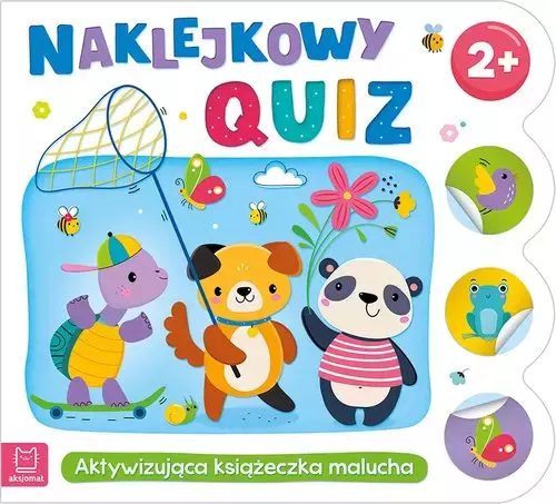 Naklejkowy quiz 2+ Aktywizująca książeczka malucha - Książki