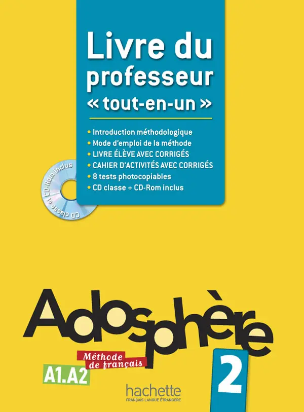 Adosphere 2 podręcznik nauczyciela +CD-ROM - Książki