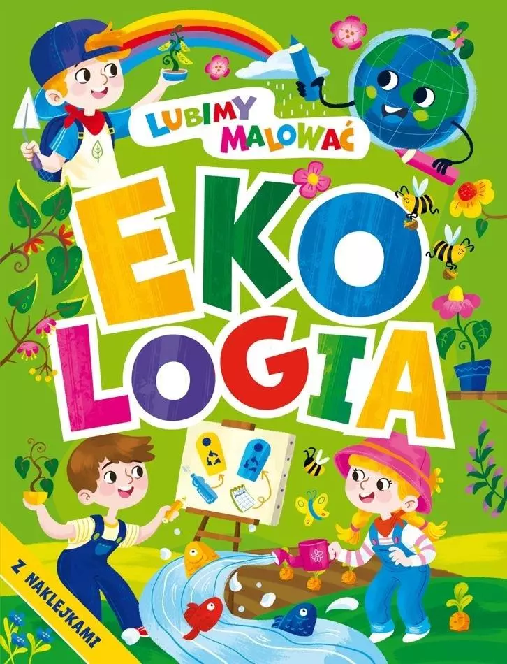 Lubimy malować. Ekologia z naklejkami - Książki