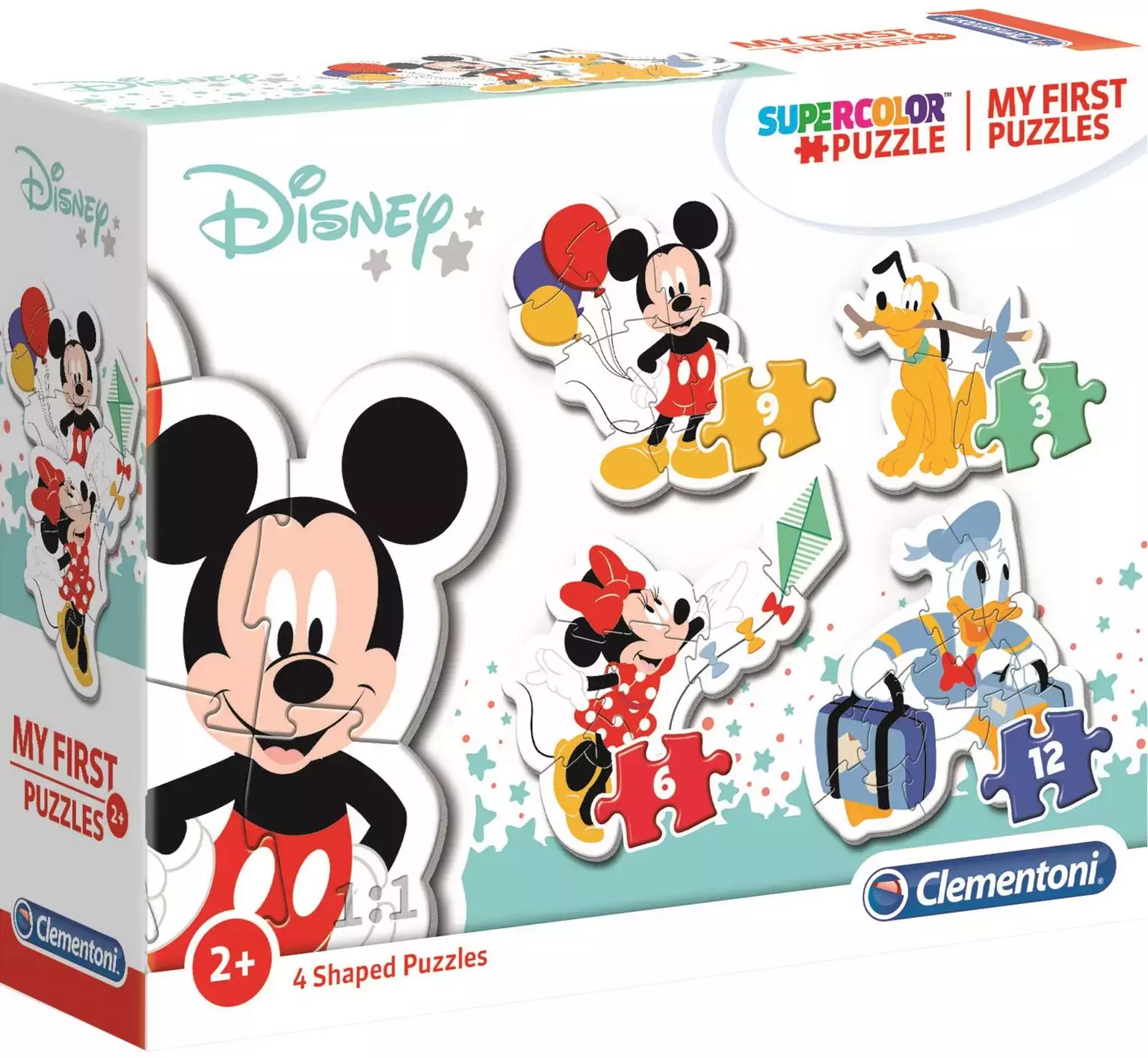 Puzzle 4w1. Moje Pierwsze Puzzle. Myszka Miki - Puzzle
