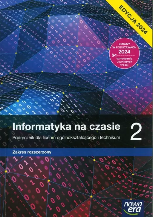 Informatyka na czasie 2. Podręcznik. Liceum i technikum. Zakres rozszerzony - Książki