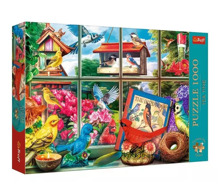 Puzzle 1000 elementów. Premium Plus. Tea Time. Świat ptaków - Puzzle
