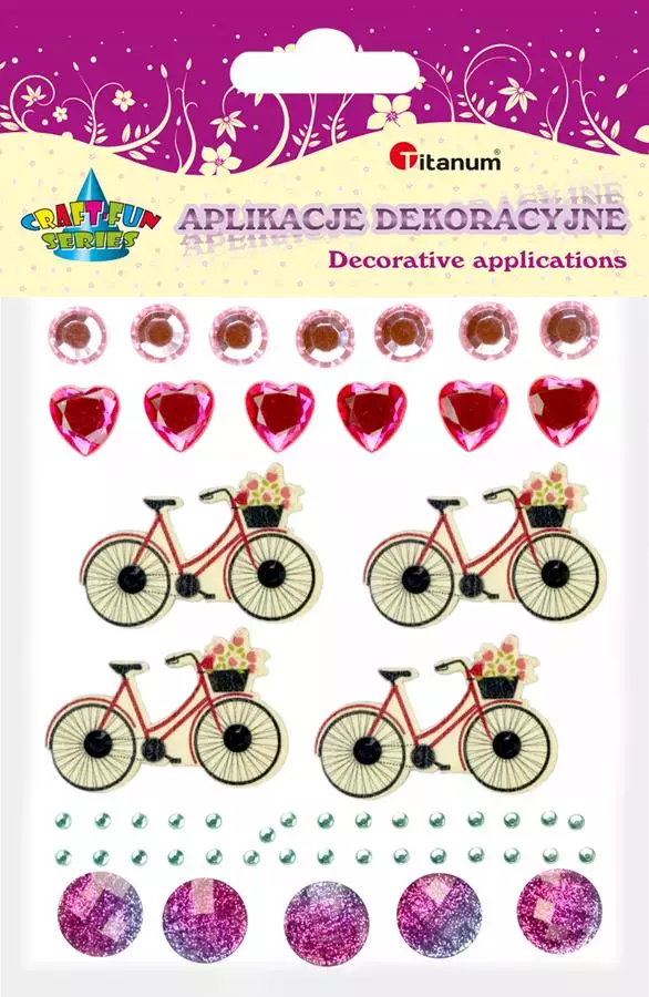 Ozdoba dekoracyjna Kryształki samoprzylepna Mix 362069 Pbh - Papiernicze i szkolne