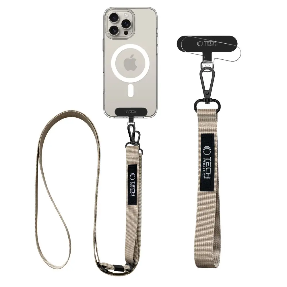 Tech-Protect C6S Rope Crossbody Cosmic Latte - Elektronika i akcesoria