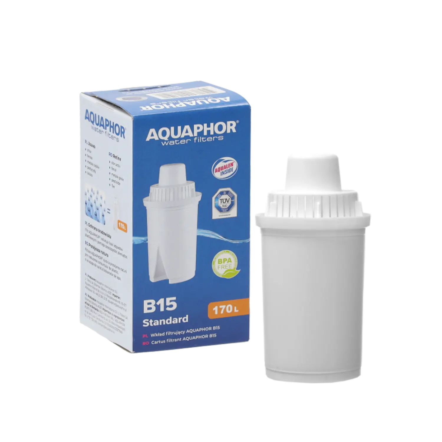 Wkład Aquaphor B100-15 Standard Okrągły, pakiet 24 sztuk - Elektronika i akcesoria