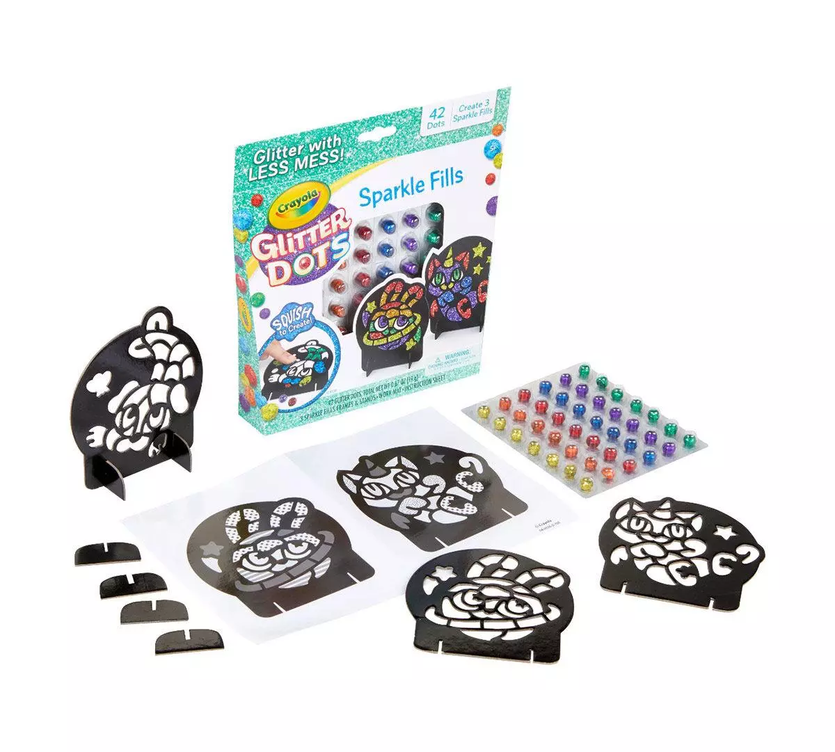 Glitter Dots - Mozaikowe ramki - Papiernicze i szkolne