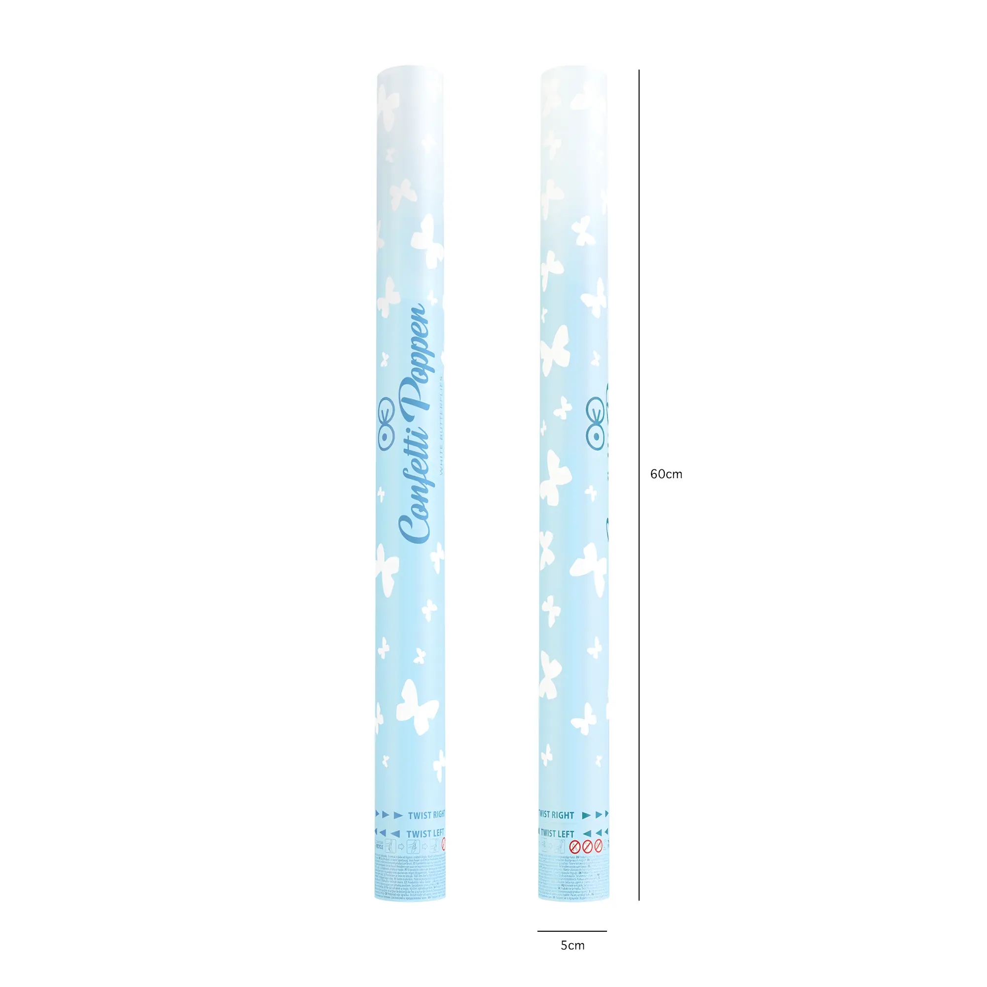 Konfetti motyle białe 60cm - Impreza