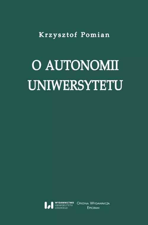 O autonomii uniwersytetu - Książki