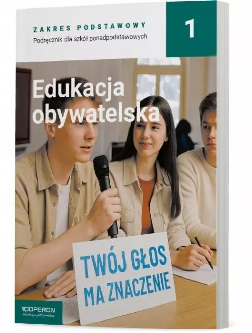 Edukacja obywatelska 1. Podręcznik. Zakres podstawowy. Liceum i technikum - Książki