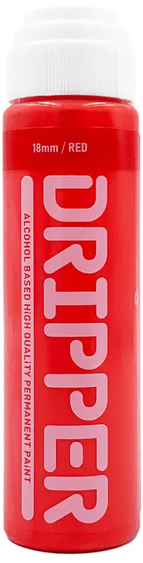 Marker Dripper 18mm Red, Dope Cans - Papiernicze i szkolne