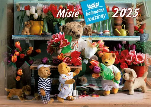 Kalendarz 2025 Rodzinny Misie - Książki