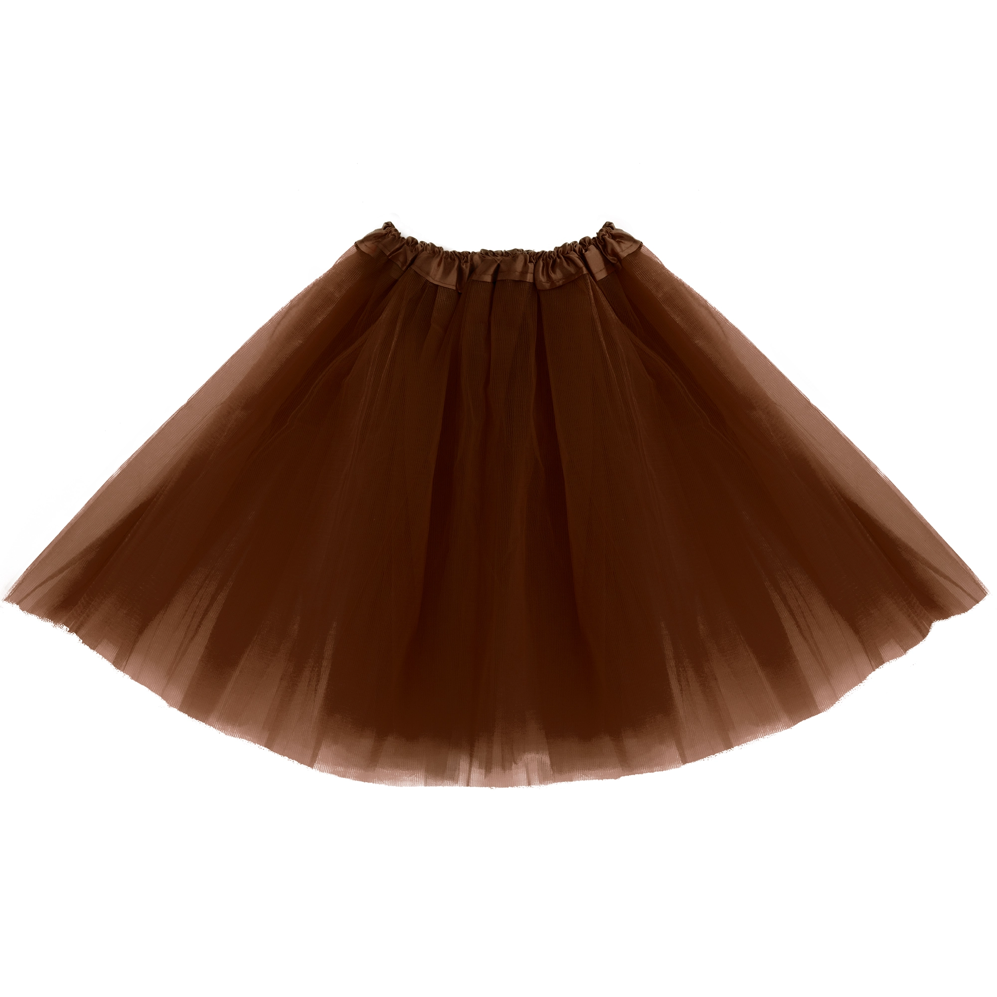Spódniczka tiulowa brązowa 40cm - Impreza